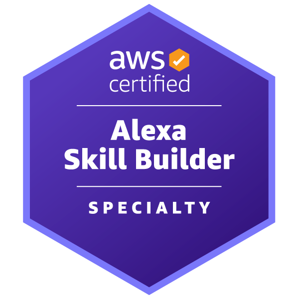 Alexa Skill Builder Specialty